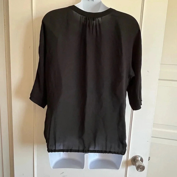 Joie Silk  Black blouse size XS - Picture 3 of 9